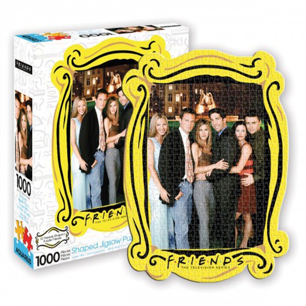 Friends - Water Fountain Frame Shape 1000 pce Puzzle image 0