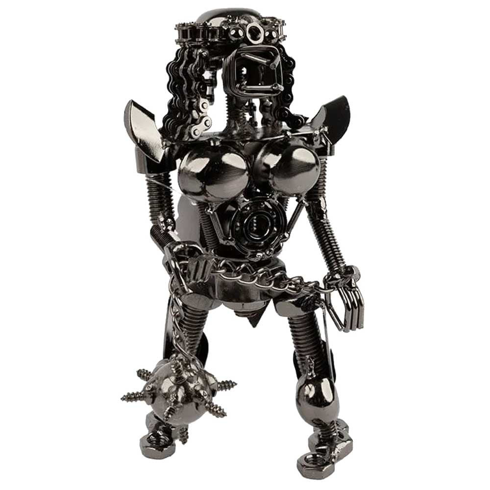 Metal Bot Alien Figurine - Small image 0