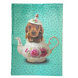 Teacup Dogs A4 Book Cover – School Buzz Edition image 0