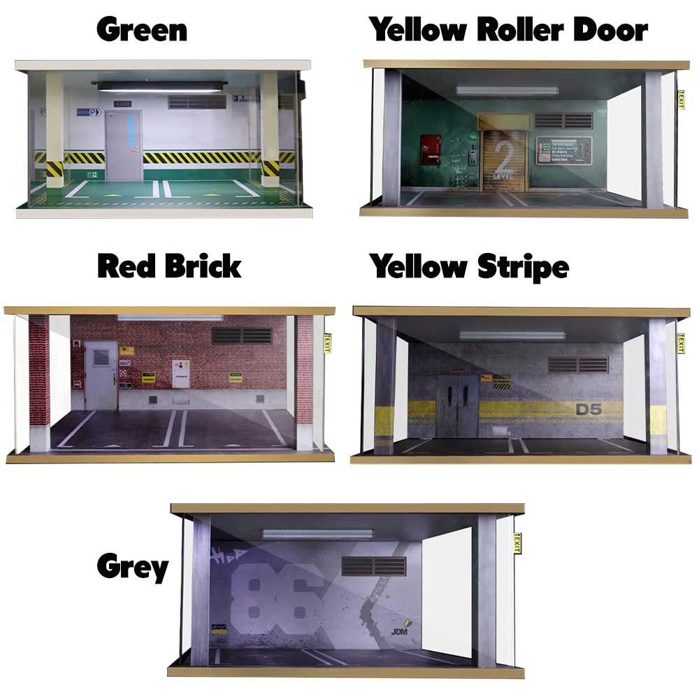 1:18 Scale Model Car Parking Garage image 0