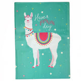 Llamazing Llama A4 Book Cover – School Buzz Edition image 0