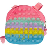 Pastel Pink/Purple/Blue/Yellow/Mint Bubble-Pop Backpack image 0