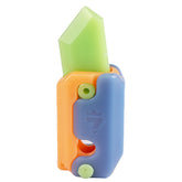 Glow-in-the-Dark Gravity Carrot Knife Fidget Toy image 0