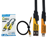 4-in-1 65W Fast Charging Cable 1.2m – USB-A or USB-C to USB-C or Lightning