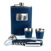 Flask 9oz Set W/Opener, Shot Glasses & Funnel image 0