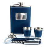 Flask 9oz Set W/Opener, Shot Glasses & Funnel image 0