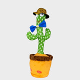 Dancing Cactus Toy - Gold Hat w/ Bow Tie image 0