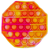 Pink/Yellow Octagonal Pop Bubble Fidget Toy image 0