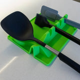 Silicone Spoon Rest Pad Green image 3
