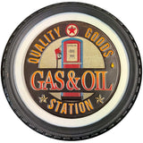 Gas & Oil Station 30cm Metal Sign image 0