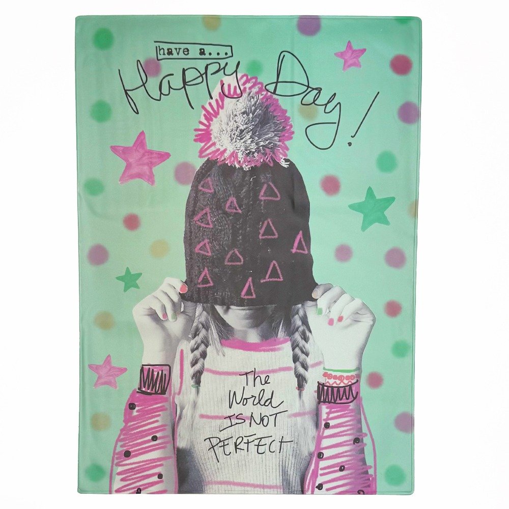 Happy Day A4 Book Cover – School Buzz Edition image 0