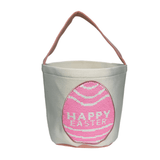 Sequin Happy Easter Egg Basket image 2
