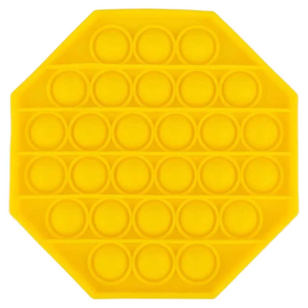 Yellow Octagonal Pop Bubble Fidget Toy image 0