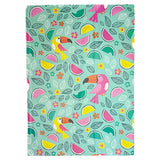 Tropical Toucan A4 Book Cover – School Buzz Edition image 0
