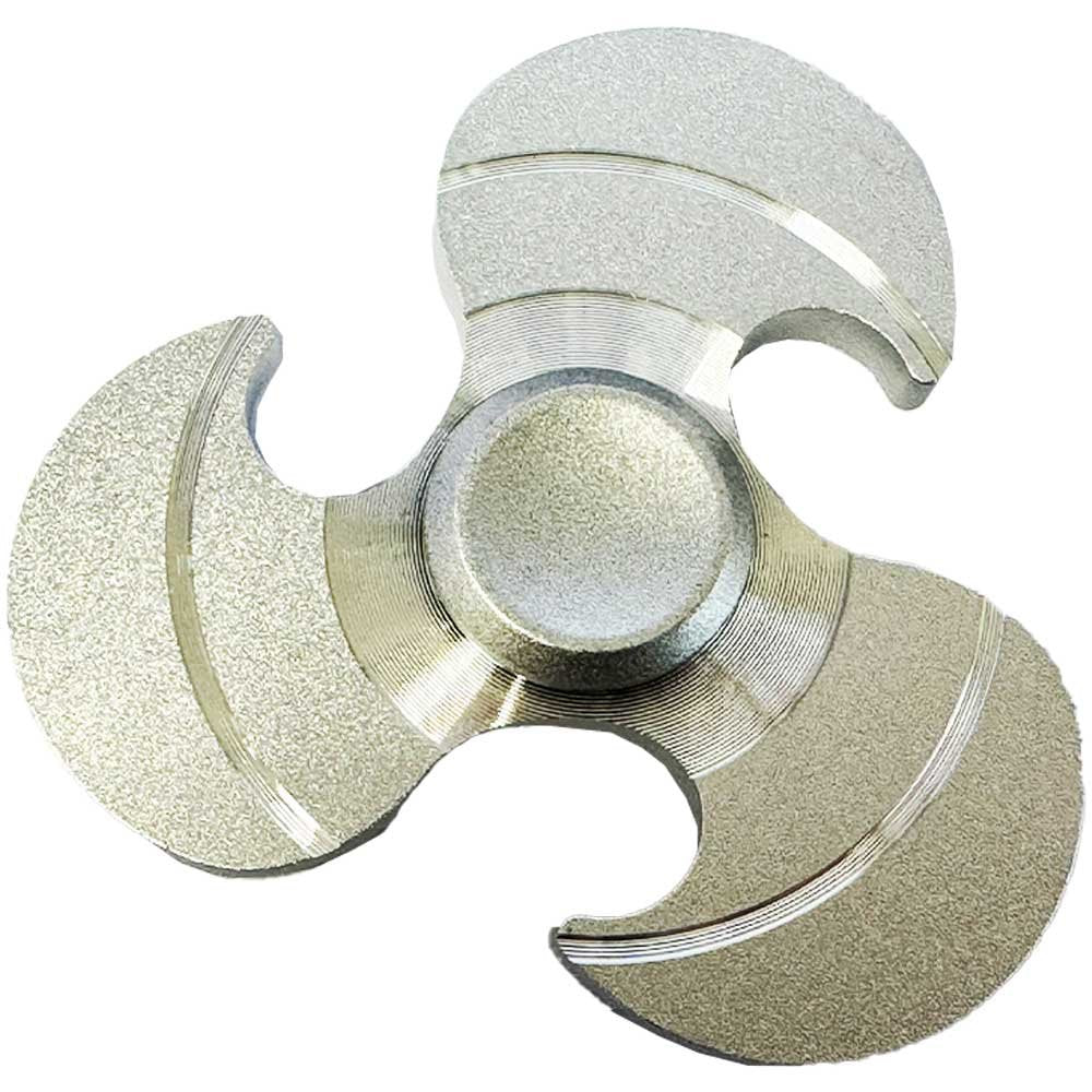 Silver Fan Fidget Spinner image 0