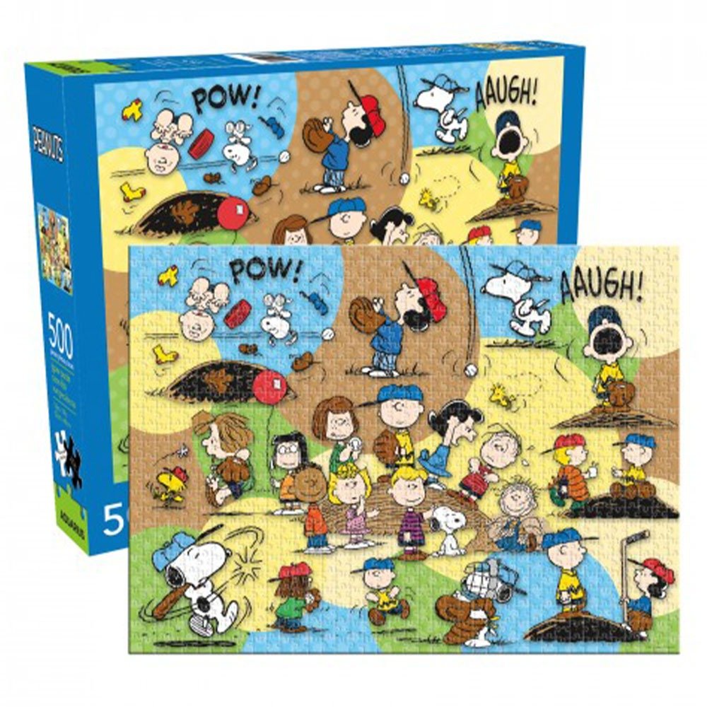 Peanuts Baseball 500 pce Puzzle image 0