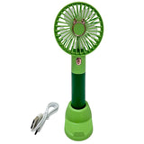 BreezeBuddy Portable Mini Fan – USB Rechargeable (Green, Pink, Purple, Yellow)