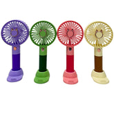 BreezeBuddy Portable Mini Fan – USB Rechargeable (Green, Pink, Purple, Yellow)