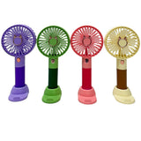 BreezeBuddy Portable Mini Fan – USB Rechargeable (Green, Pink, Purple, Yellow)