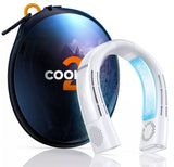 Coolify 2 wearable air conditioner with bladeless neck fan design