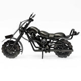 Extra Large Welded Metal Motorbike Statue – Industrial Steampunk Art