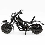 Extra Large Welded Metal Motorbike Statue – Industrial Steampunk Art