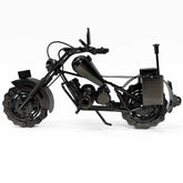 Extra Large Welded Metal Motorbike Statue – Industrial Steampunk Art