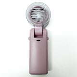 High-Speed Folding Cooling Fan (FC8) – Portable USB-Rechargeable with LED Display – White, Pink or Black