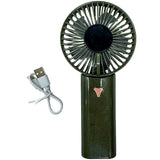 High-Speed Folding Portable Fan (USB-C, 199° Tilt)