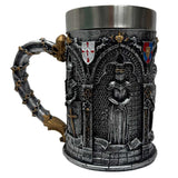 Knight’s Oath Tankard – Large Medieval Mug with Armored Detailing