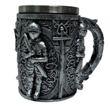 Knights of Valour Tankard – Medieval Crusader Mug with Stainless Steel Liner