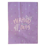 Mermaid Off Duty A4 Book Cover – School Buzz Edition