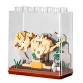 Mini Dinosaur Skeleton Brick Sets with Display Case (6 Styles)