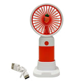 Mini Handheld Fan (USB Rechargeable) – With Detachable Desk Stand, 15 cm