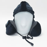MiniBand Travel Neck Pillow with Hoodie – USB‑C, Bluetooth 5.3, 10h Battery
