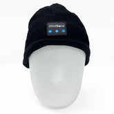MiniBand Bluetooth Music Beanie – USB-C Rechargeable, Stretch Fabric, Removable Module, 10h Battery Life
