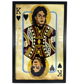 Neon Sign – King of Pop Playing Card (Michael Jackson)