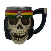 Pirate Skull Gothic Tankard - Stainless Steel Interior