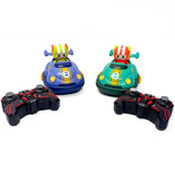 Two-Player RC Bumper Car Battle Set – 2.4G, Lights, Music, Ejecting Drivers