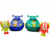 Two-Player RC Bumper Car Battle Set – 2.4G, Lights, Music, Ejecting Drivers