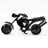 Small Welded Metal Motorbike Sculptures – Mini Steampunk Bike Collection (10 Styles)