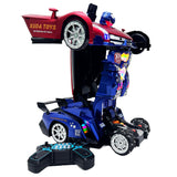 Transforming RC Stunt Car – 2.4 GHz Robot Mode, Lights & Sound