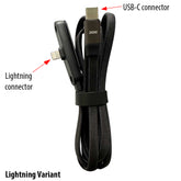 Fast Charging Phone Stand Cable – USB-C to Lightning