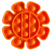 Orange Flower Pop Bubble Fidget Toy image 0