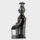 Metal Wine Holder - BBQ Chef image 1