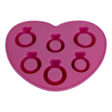 Silicone Diamond Rings Ice Tray- Pink image 0