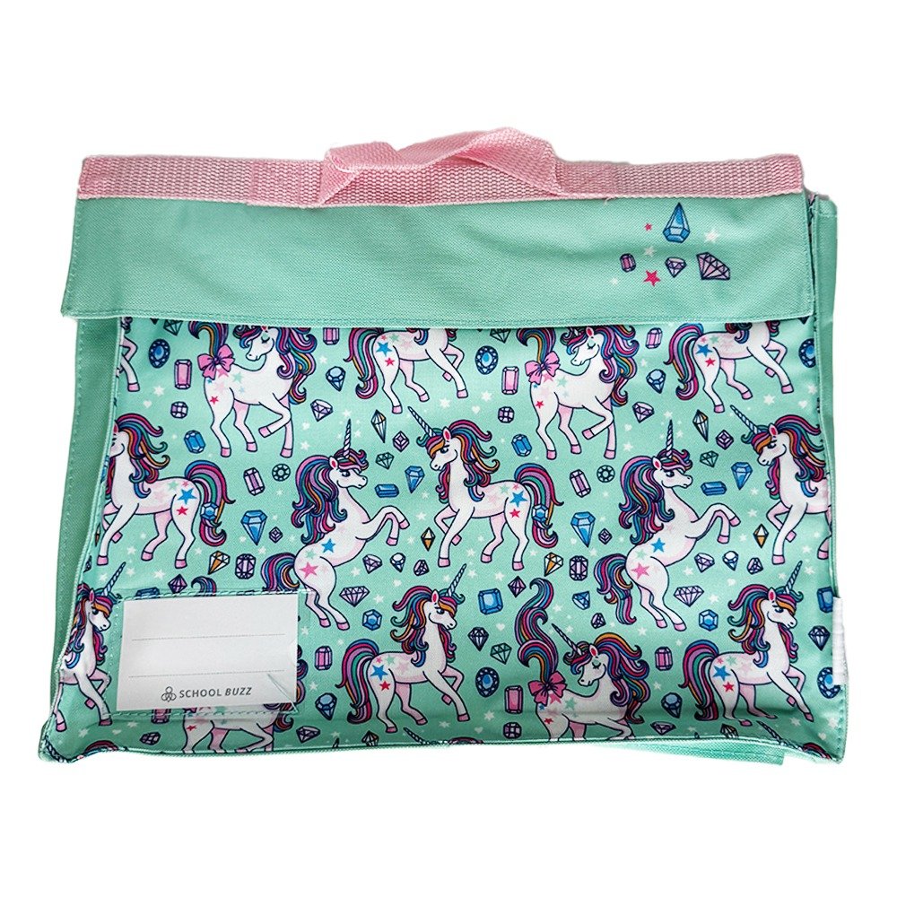 Diamond Unicorn Library Bag – School Buzz Edition image 0