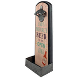 Wall Mounted Bottle Opener - Dad's Favourite Beer image 1