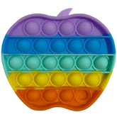 Rainbow Apple Pop Bubble Fidget Toy image 0