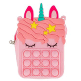 Pastel Pink Bubble-Pop Purse/Keyring Large image 0